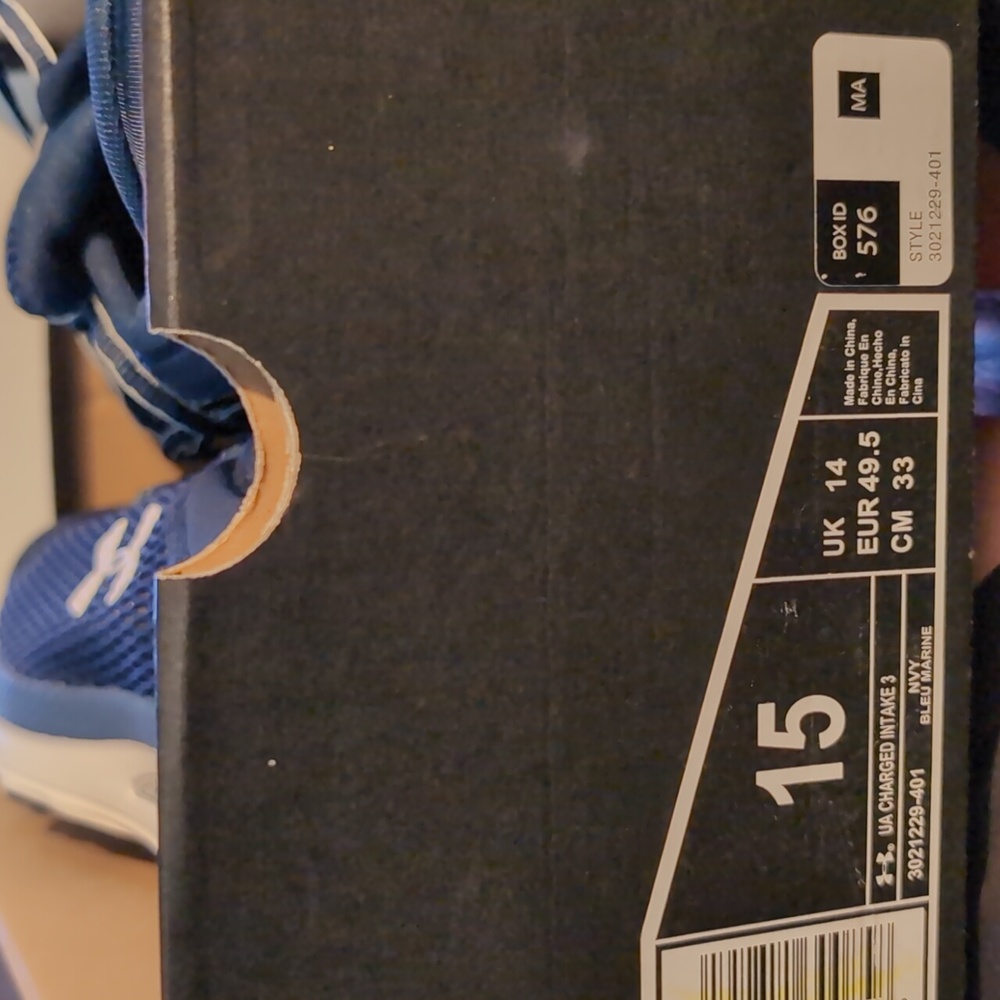 UA Charged Intake 3 size 15